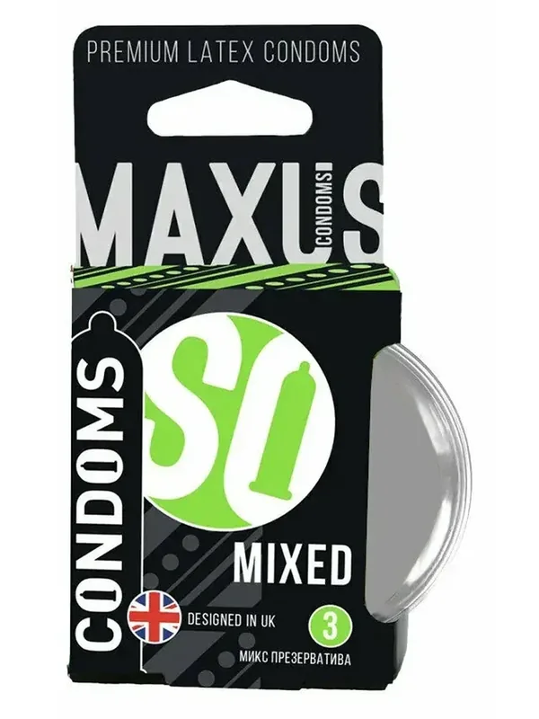 Набор латексных презервативов Maxus Mixed 3 штуки с металлическим кейсом — Maxus, 50 баллов за отзыв Яндекс Маркет
