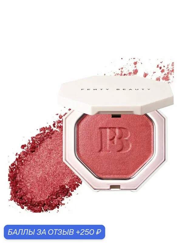 Румяна-хайлайтер Fenty Beauty Killawatt Foil Freestyle Highlighter 7.5g Ruby Richez — Fenty Beauty, 250 баллов за отзыв Яндекс Маркет