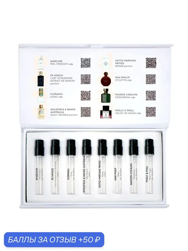 Aroma Box Набор #28 Топ осенних ароматов для нее — AROMA BOX, 50 баллов за отзыв Яндекс Маркет