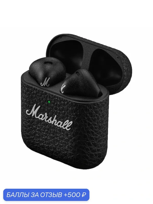 Беспроводные наушники Marshall Minor IV, Black — Marshall, 500 баллов за отзыв Яндекс Маркет