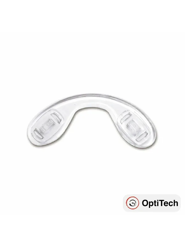 Носовые упоры сплошные мостики OptiTech для очков повышенной комфортности, противоскользящие, крепление "под защёлку", 32 мм, 1 шт. — Optitech, 110 баллов за отзыв Яндекс Маркет