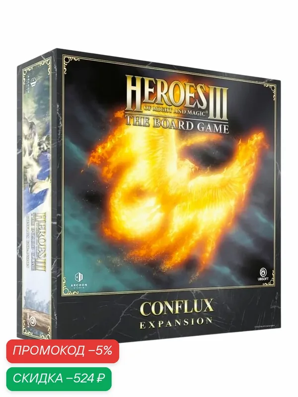 Дополнение для настольной игры Heroes of Might and Magic III: Conflux Expansion на английском — Archon, скидка по промокоду Яндекс Маркет