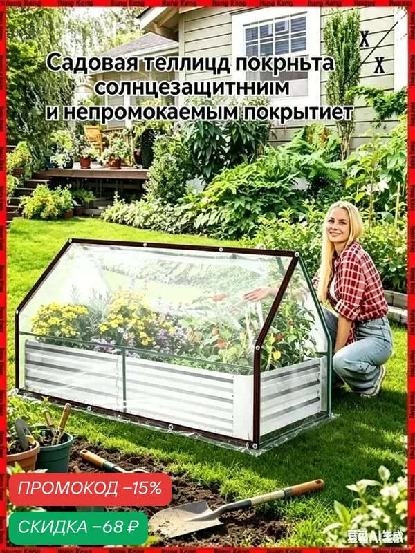 Грядка, 2х1 м, 1 шт — скидка по промокоду Яндекс Маркет