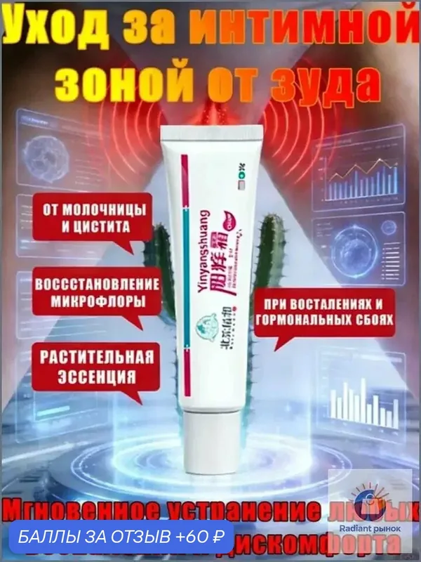 Средство для интимной гигиены — 60 баллов за отзыв Яндекс Маркет