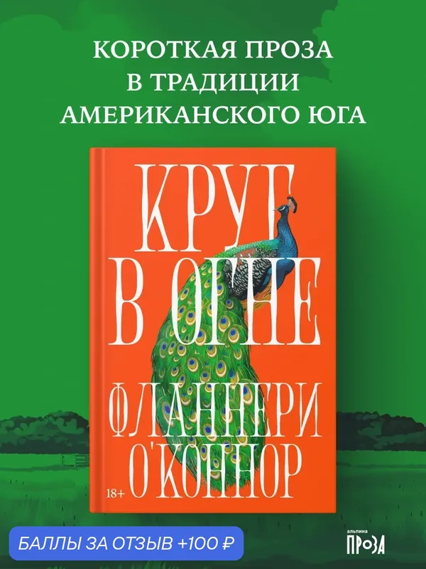 Книга "Круг в огне: Рассказы" / Альпина. Проза| О'Коннор Фланнери — Альпина. Проза, 100 баллов за отзыв Яндекс Маркет