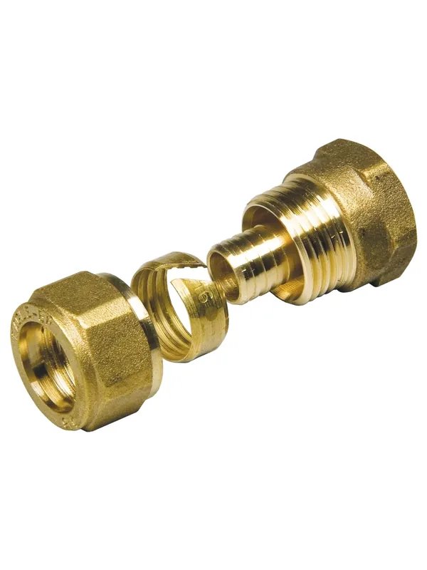 Муфта компрессионная c внутренней резьбой 3/4" х 20 (2.0) (2 шт) — BYR PEX, 50 баллов за отзыв Яндекс Маркет