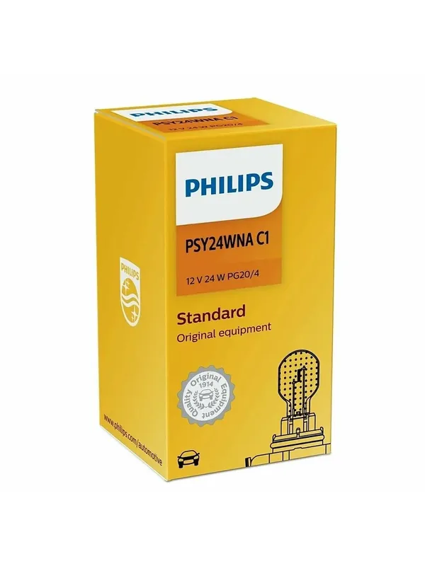 Лампа Philips Standard Yellow PSY24W PG20/4 12188NAC1, мощность 24 Вт, 300 Лм — Philips, скидка по промокоду Яндекс Маркет