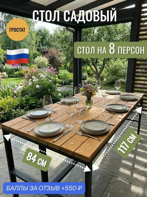 Обеденный стол FRAME гростат, дерево, цвет желтый, 117x83.4x74.7 см — ГРОСТАТ, 550 баллов за отзыв Яндекс Маркет
