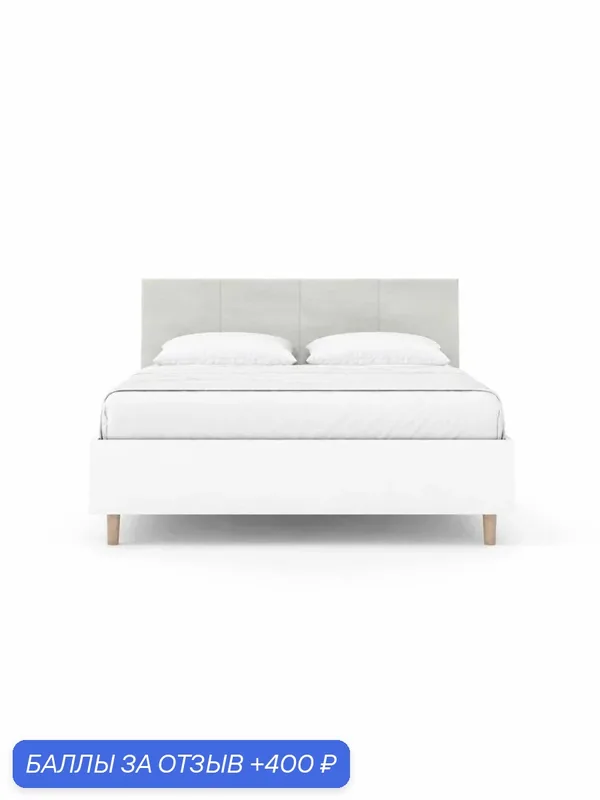 Кровать Askona / Аскона с подьемным механизмом 180x200 Orman (Орман) Белый премиум Тк. Casanova Grey — Аскона, 400 баллов за отзыв Яндекс Маркет