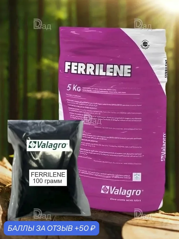 Хелатное железо Valagro Ferrilene 100 гр(фасовка) EDDHA 100%, для растений — Valagro, 50 баллов за отзыв Яндекс Маркет