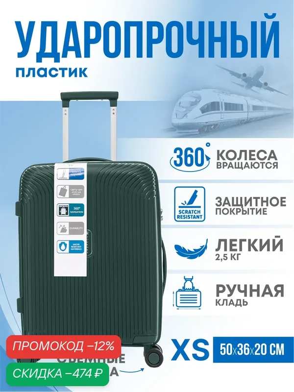 Чемодан — Journey, скидка по промокоду Яндекс Маркет