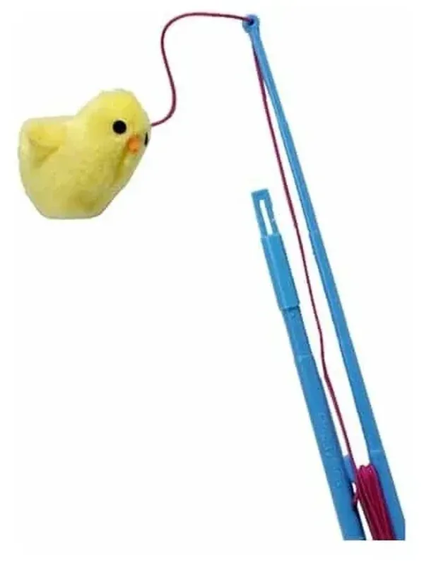 Игрушка-удочка Japan Premium Pet "Цыплёнок", для собак, с пищалкой — Japan Premium Pet, 50 баллов за отзыв Яндекс Маркет
