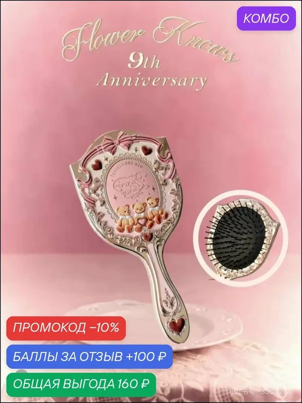 Ограниченная серия товаров к девятой годовщине Flowerknows — Flower Knows, промокод и 100 баллов за отзыв Яндекс Маркет