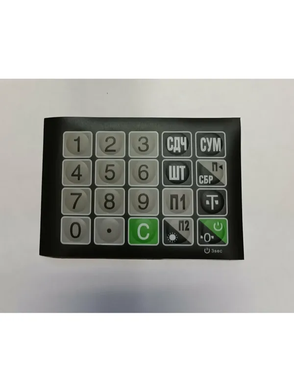 Плёнка клавиатуры для весов Mertech M-ER 326AС (Р) (MER326L015 (326 LED/LCD)) — Mertech, 10 баллов за отзыв Яндекс Маркет