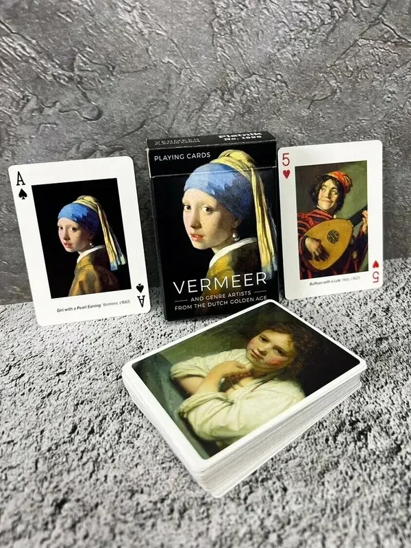 Карты игральные, "Jan Vermeer", коллекционные сувенирные, 54 шт. — Piatnik, 80 баллов за отзыв Яндекс Маркет