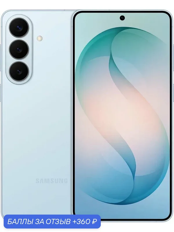 6.7" Смартфон Samsung Galaxy S26+ 12/256Gb, SM-S947B, NFC, AMOLED, 120Гц, 4900мAч, голубой — Samsung, 360 баллов за отзыв Яндекс Маркет
