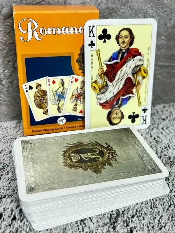 Игральные карты Романовы (Romanou), Piatnik 54 шт. — Piatnik, 50 баллов за отзыв Яндекс Маркет