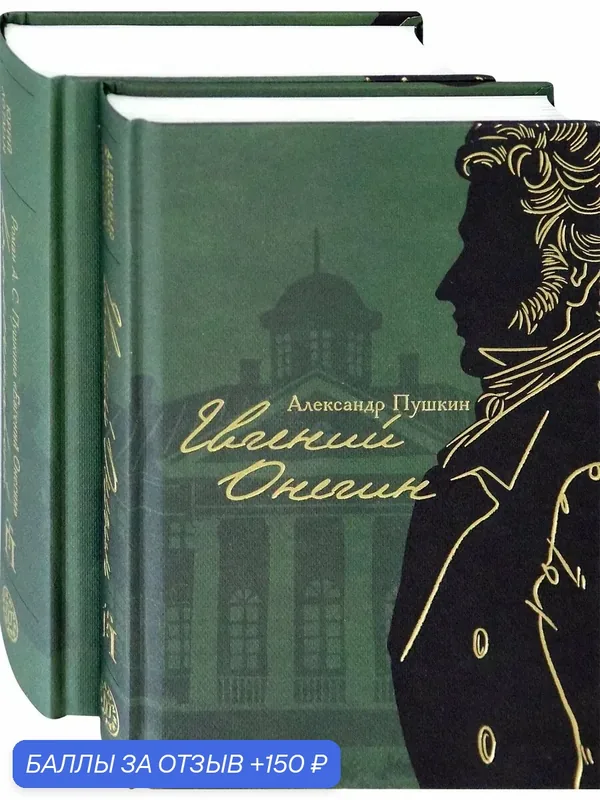 Евгений Онегин с комментариями Ю. М. Лотмана. В 2-х книгах — Иллюминатор, 150 баллов за отзыв Яндекс Маркет