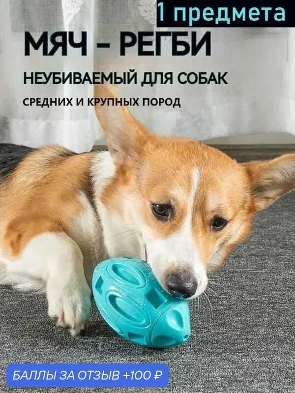 Прочная игрушка для собак, мяч регби пищалка для собак, оранжевый-ROMIKY — ROMIKY, 100 баллов за отзыв Яндекс Маркет