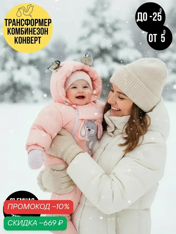 Комбинезон-трансформер Трансформер — MaLeK BaBy, скидка по промокоду Яндекс Маркет