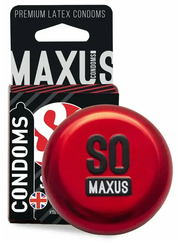 Презервативы ультратонкие Maxus Sensitive Ultra Thin 3 шт с кейсом — Maxus, скидка по промокоду Яндекс Маркет