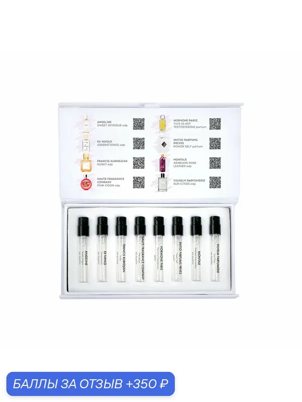 Aroma Box эксклюзивный набор #48 Топ новинки unisex, пробники 1, 5 мл — AROMA BOX, 350 баллов за отзыв Яндекс Маркет
