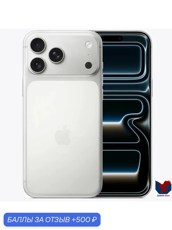 Смартфон Apple iPhone 17 Pro 512 ГБ, Cеребристый/Silver (Dual: nano SIM + eSim) — Apple, 500 баллов за отзыв Яндекс Маркет
