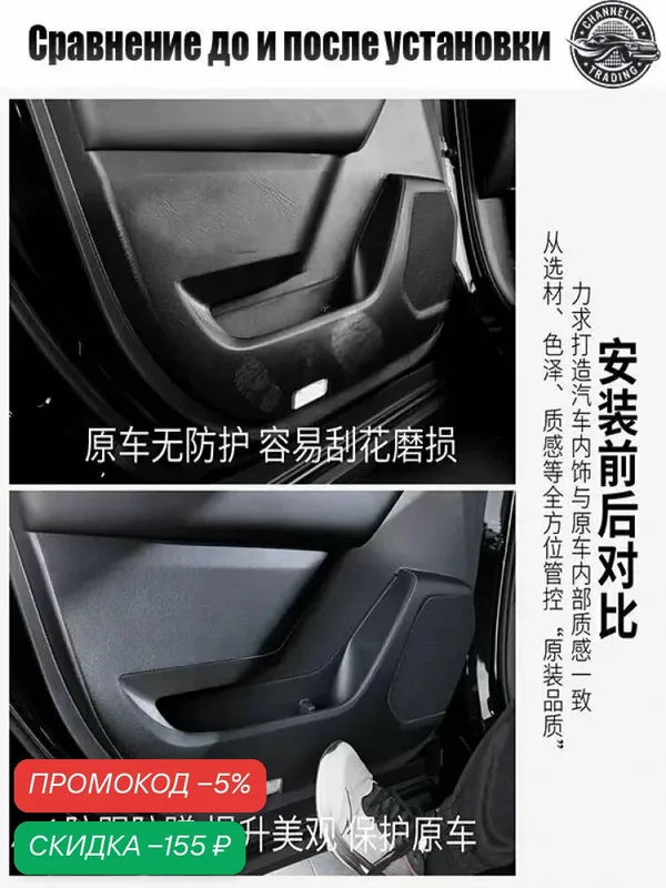 Защитная накладка на дверь от ударов ногами Toyota Highlander 2026, Toyota Highlander 2026аксессуары, Toyota Highlander 2026для — скидка по промокоду Яндекс Маркет