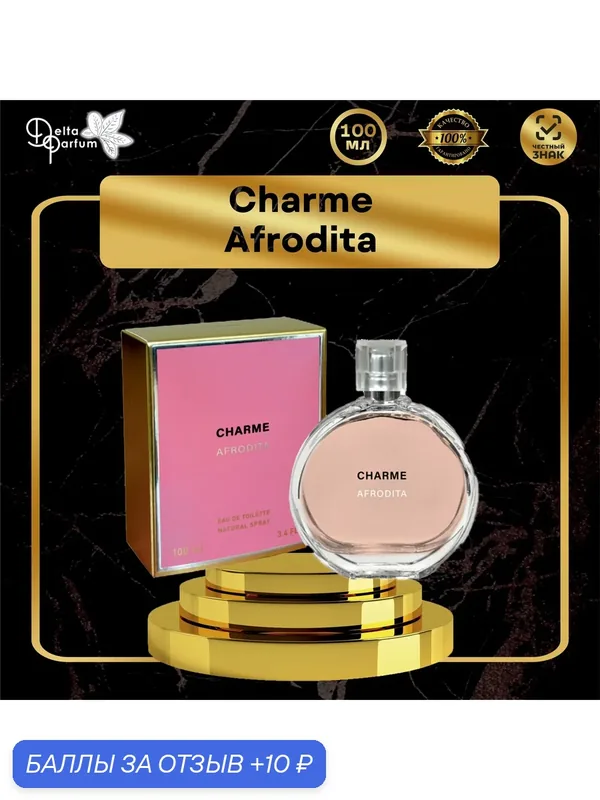 Delta parfum Туалетная вода CHARME AFRODITA (L'Imperatrice 3) — Today Parfum, 10 баллов за отзыв Яндекс Маркет