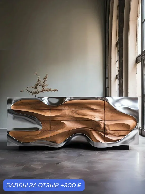 Роскошный комод MIVICA MODENA из африканского эбенового дерева 1800×450×750 мм — mivicamart, 300 баллов за отзыв Яндекс Маркет