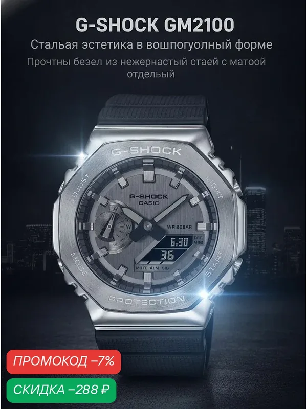 Наручные часы — скидка по промокоду Яндекс Маркет