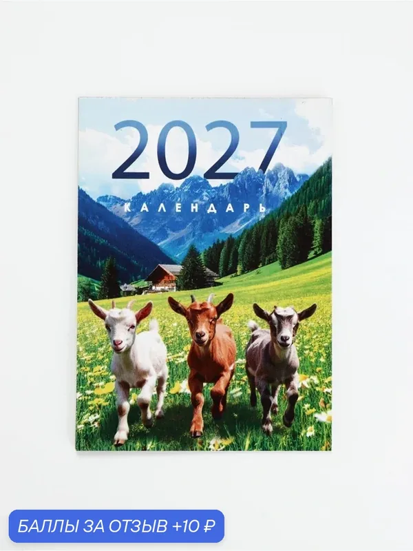 Календарь отрывной на магните "Фоторелистичный 2027" 9, 5 х 13 см 11037158 — Сима-ленд, скидка по промокоду Яндекс Маркет