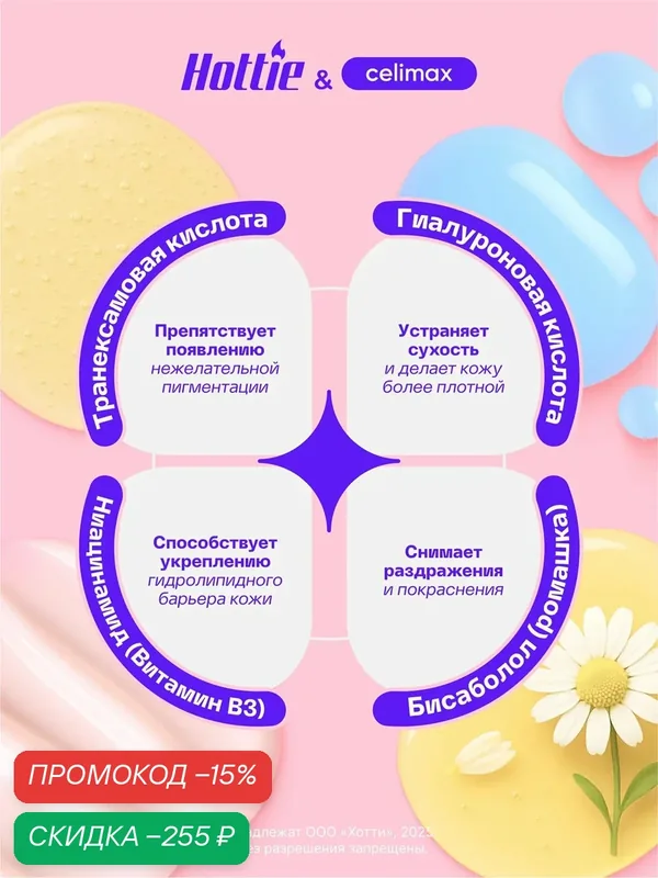 Набор 3в1 Celimax "Pore+Dark Spot", осветление кожи, для сужения пор — скидка по промокоду Яндекс Маркет