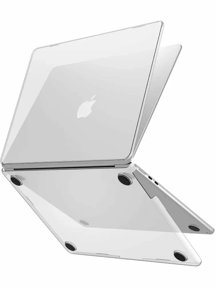 Чехол для Macbook Air 15 2023 2024 2025 M2 M3 M4 матовый прозрачный черный, чехол накладка на макбука air 15 A2941 A3114 A3241 — скидка по промокоду Яндекс Маркет