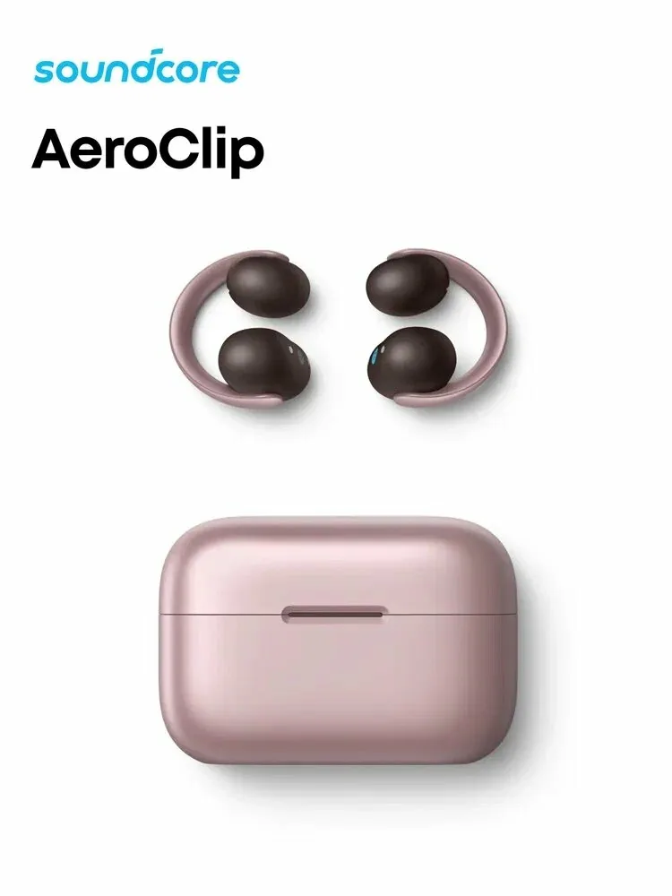 Anker SoundCore AeroClip Наушники Беспроводные С Микрофоном, Bluetooth, USB Type-C — Soundcore, скидка по промокоду Яндекс Маркет