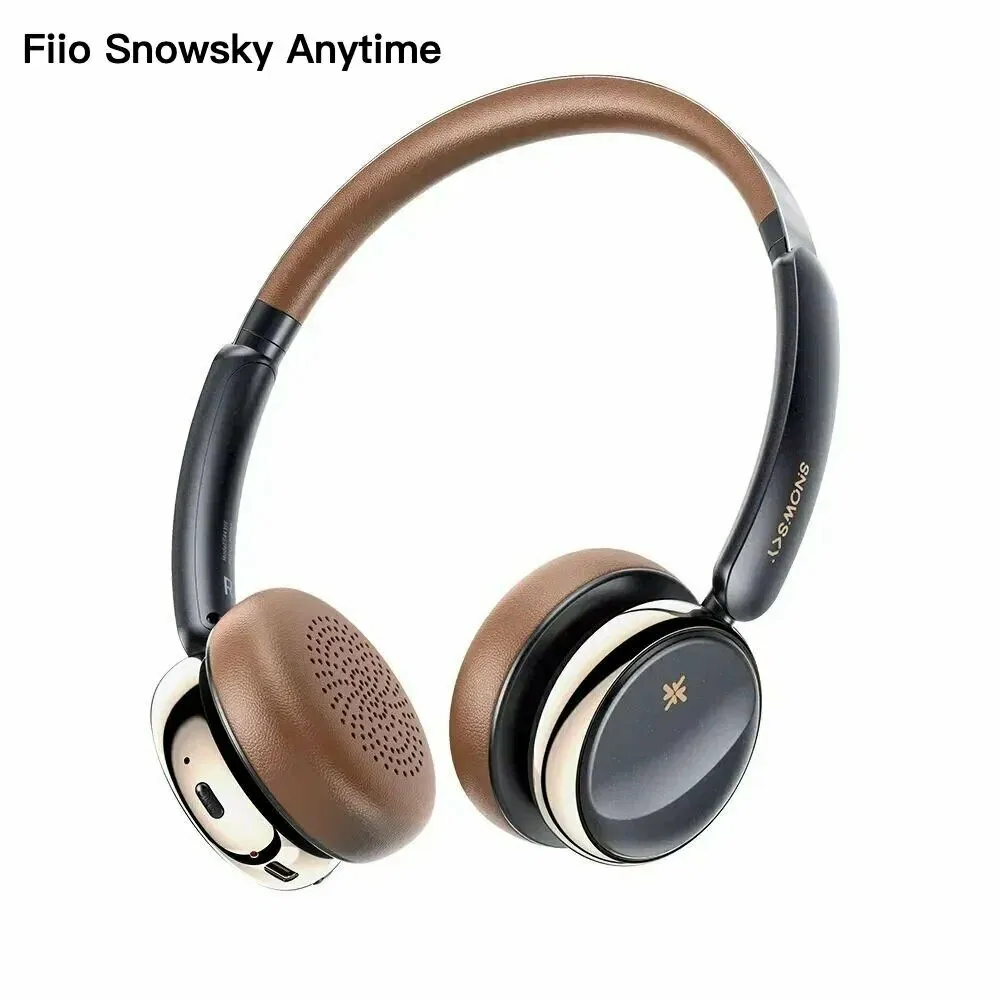 Наушники FiiO Snowsky Anytime беспроводные, накладные, bluetooth, чёрный — Fiio, скидка по промокоду Яндекс Маркет