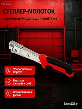 Степлер молотковый ударный для скоб тип 53 OPT-NG610 / 40911 YAGUA — скидка по промокоду Яндекс Маркет