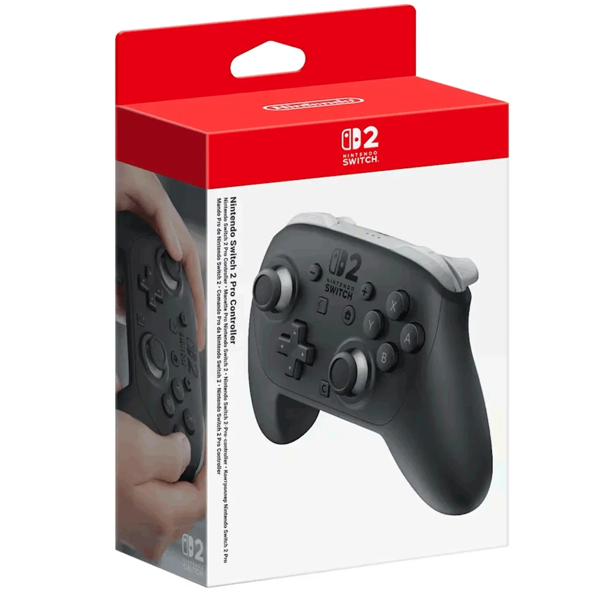 Геймпад Nintendo Switch 2 Pro Controller для (Nintendo Switch 2) черный — Nintendo, скидка по промокоду Яндекс Маркет