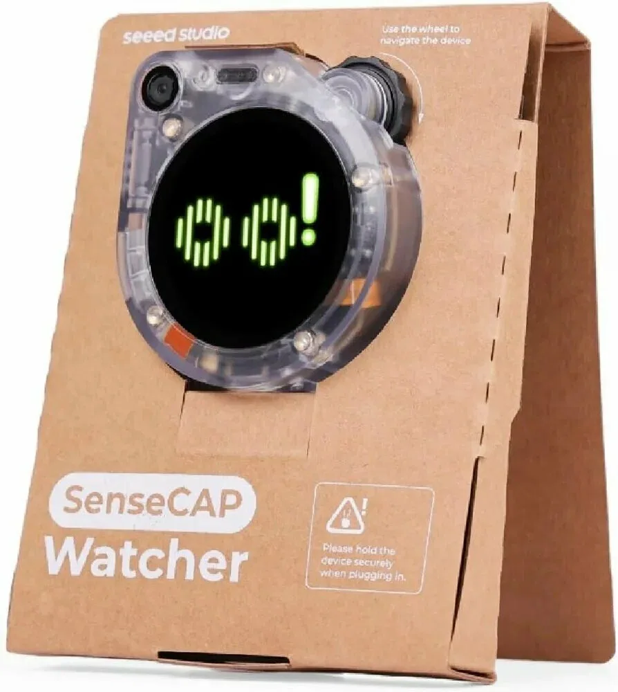 SenseCAP Watcher W1-A AI-агент с прозрачным корпусом, процессором ESP32S3, камерой, микрофоном, динамиком и голосовым управлением — скидка по промокоду Яндекс Маркет