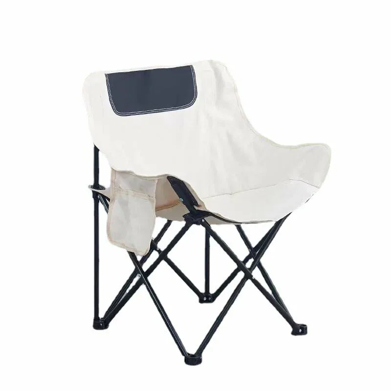 Складной кемпинговый стул Moon Chair бежевый — удобный, устойчивый, для походов и пикников — скидка по промокоду Яндекс Маркет
