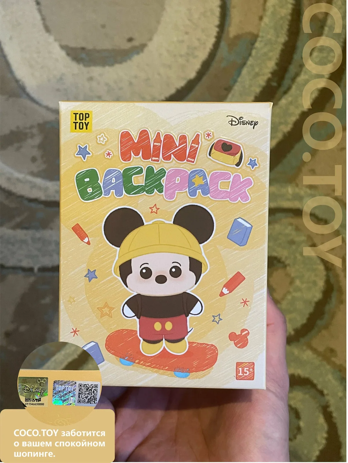 Disney Микки Маус игрушка Top Toy Mickey Mouse Blind box Стекающаяся кукла сюрприз случайный вид 1 шт COCO.TOY — TOP TOY, скидка по промокоду Яндекс Маркет
