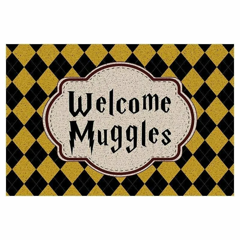 Коврик Welcome Muggles 60×90 см в стиле Гарри Поттер – оригинальный декор для фанатов волшебства — скидка по промокоду Яндекс Маркет