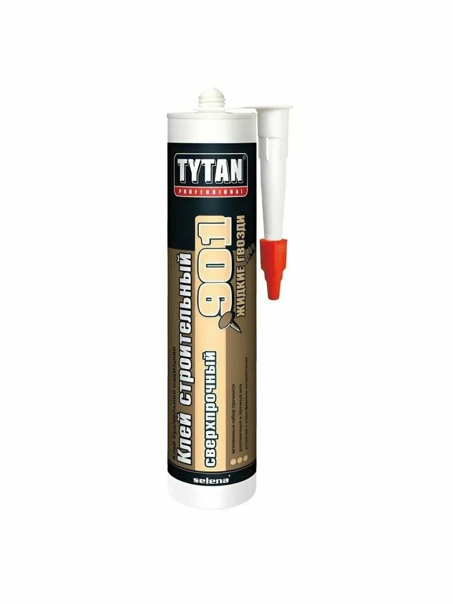 Tytan Professional Строительный Сверхпрочный клей №901 бежевый 380г — Tytan, скидка по промокоду Яндекс Маркет