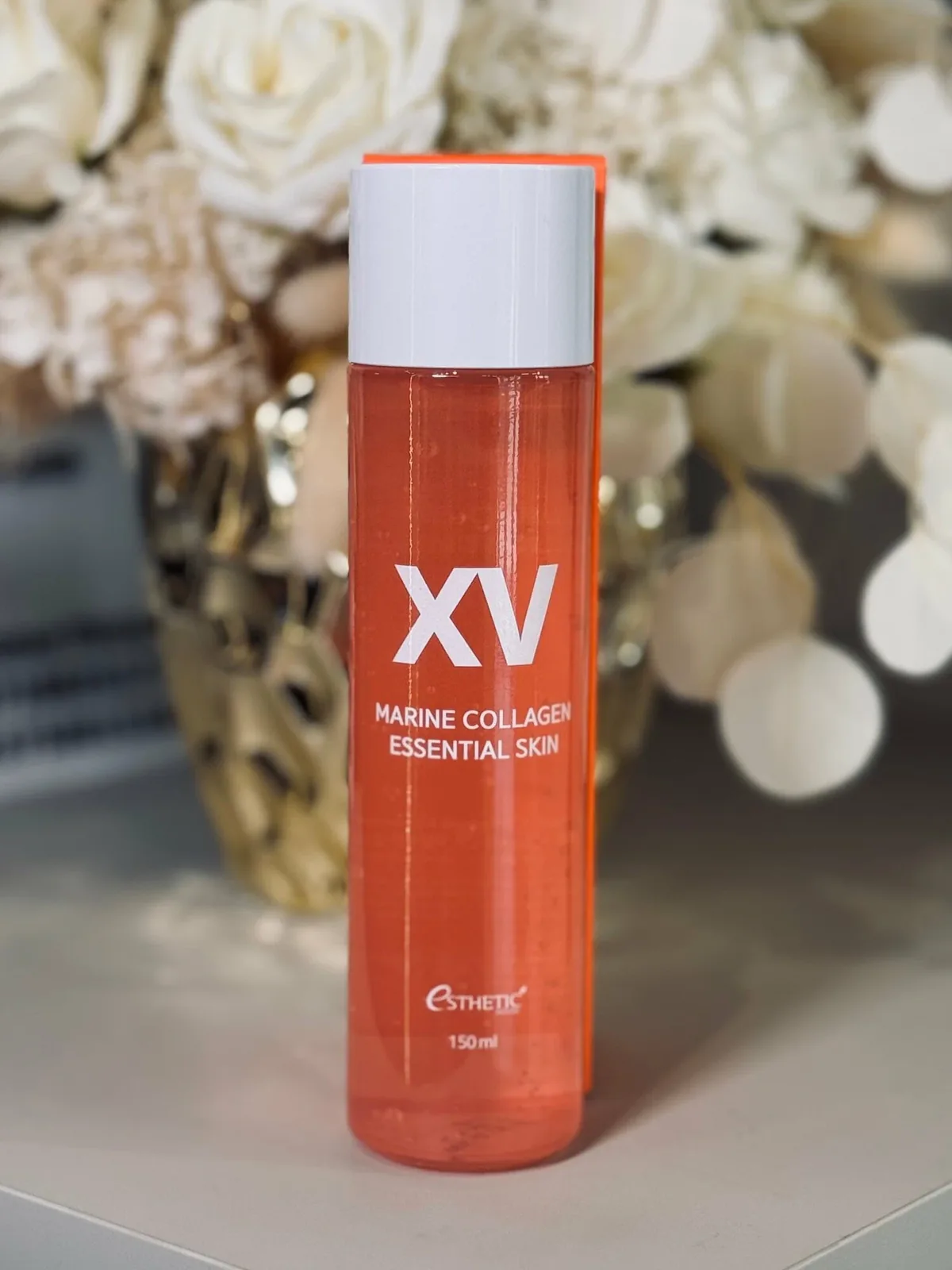 Тонер для лица с морским коллагеном MARINE Collagen Essential Skin 150 мл, очищает и тонизирует, нормализует pH кожи — скидка по промокоду Яндекс Маркет