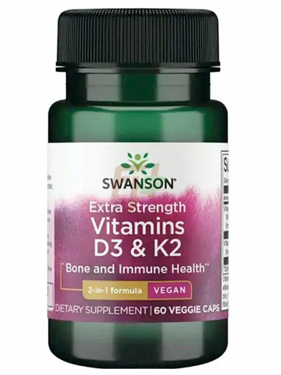 Swanson Vitamin D Complex with Vitamins D2 & D3 2, 000 Iu (50 mcg) 60 капс — SWANSON, 100 баллов за отзыв Яндекс Маркет