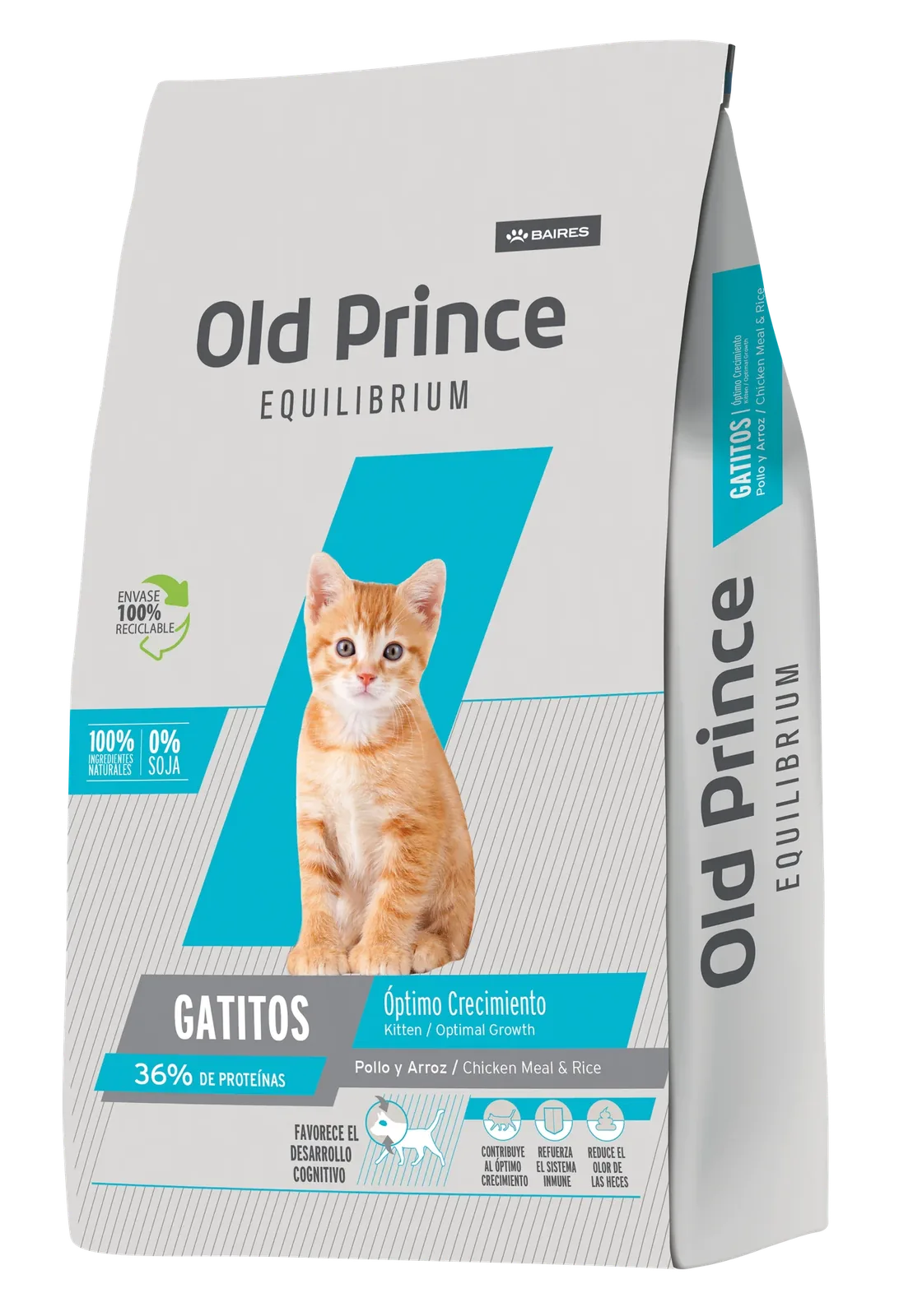 Сухой корм Old Prince Equilibrium - Kitten 1 kg (Для котят) — Old Prince, скидка по промокоду Яндекс Маркет