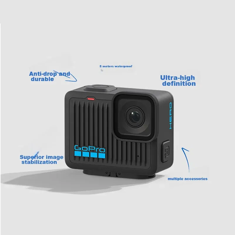 Экшн-камера GoPro HERO, 4K, водонепроницаемая, анти-шок, для влогов и велоспорта — GoPro, скидка по промокоду Яндекс Маркет