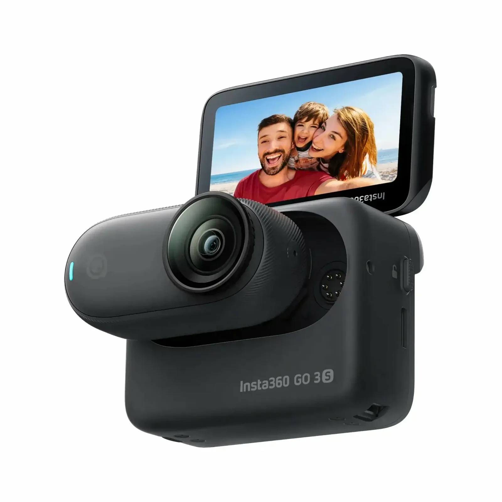 Камера Insta360 Go 3S, 64Гб, сенсорная, водонепроницаемая, 4K, Black — Insta360, скидка по промокоду Яндекс Маркет
