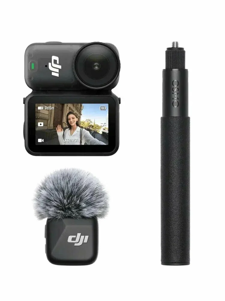 Влогинг камеры DJI Osmo Nano Vlog Combo (64 ГБ) Стабилизация изображения без потерь Интеллектуальное слежение Влогинг — DJI, скидка по промокоду Яндекс Маркет