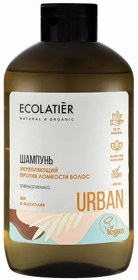 Шампунь Ecolatier укрепляющий против ломкости волос масло ши-магнолия, 600мл, (2 шт) — ECOLATIER, 100 баллов за отзыв Яндекс Маркет